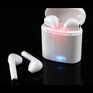 Mini White Earbuds Wireless Headsets 🎵🎶